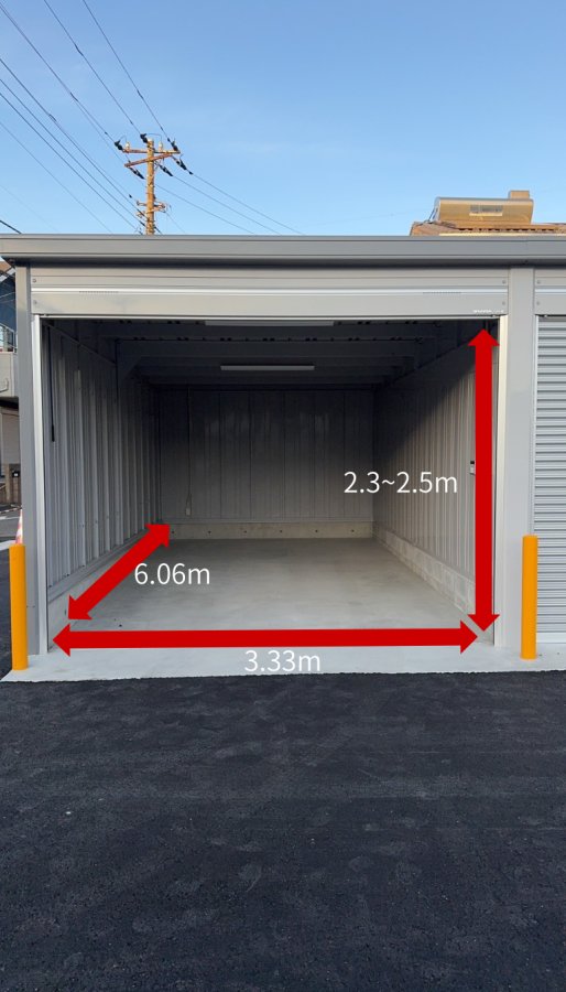 ガレージの寸法